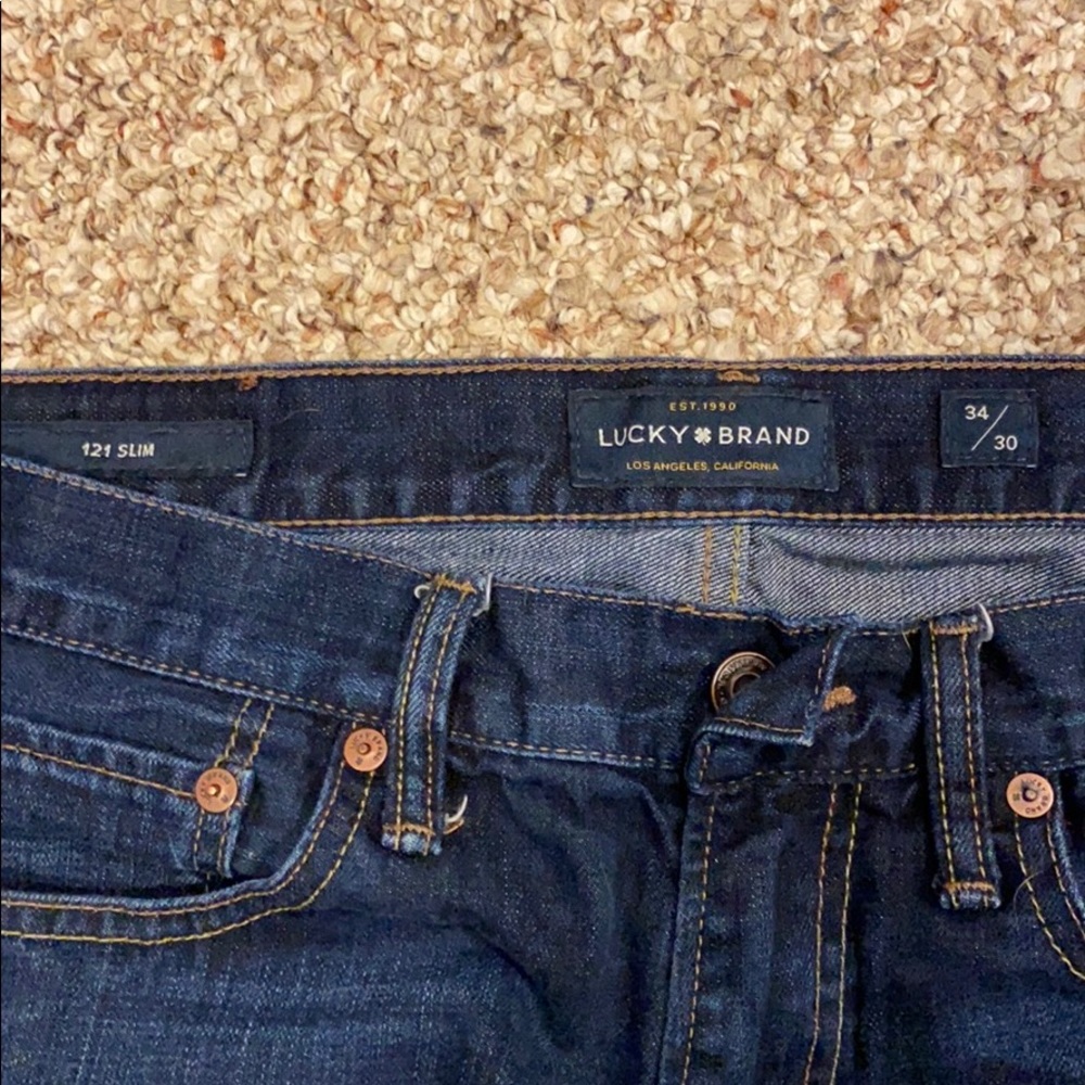 Lucky Jeans 121 slim dark 34x30